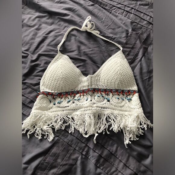NB Beaded Crochet Top - Picture 1 of 2